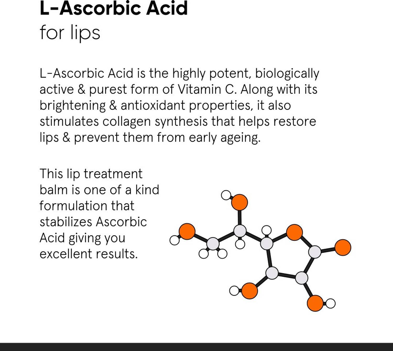 Minimalist 8% L-Ascorbic Acid Lip Balm 12g - Image 4
