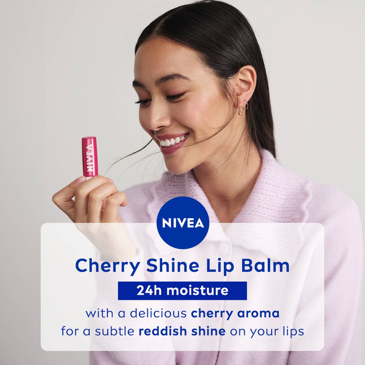 NIVEA Fruity Shine Lip Balm Cherry - Image 3