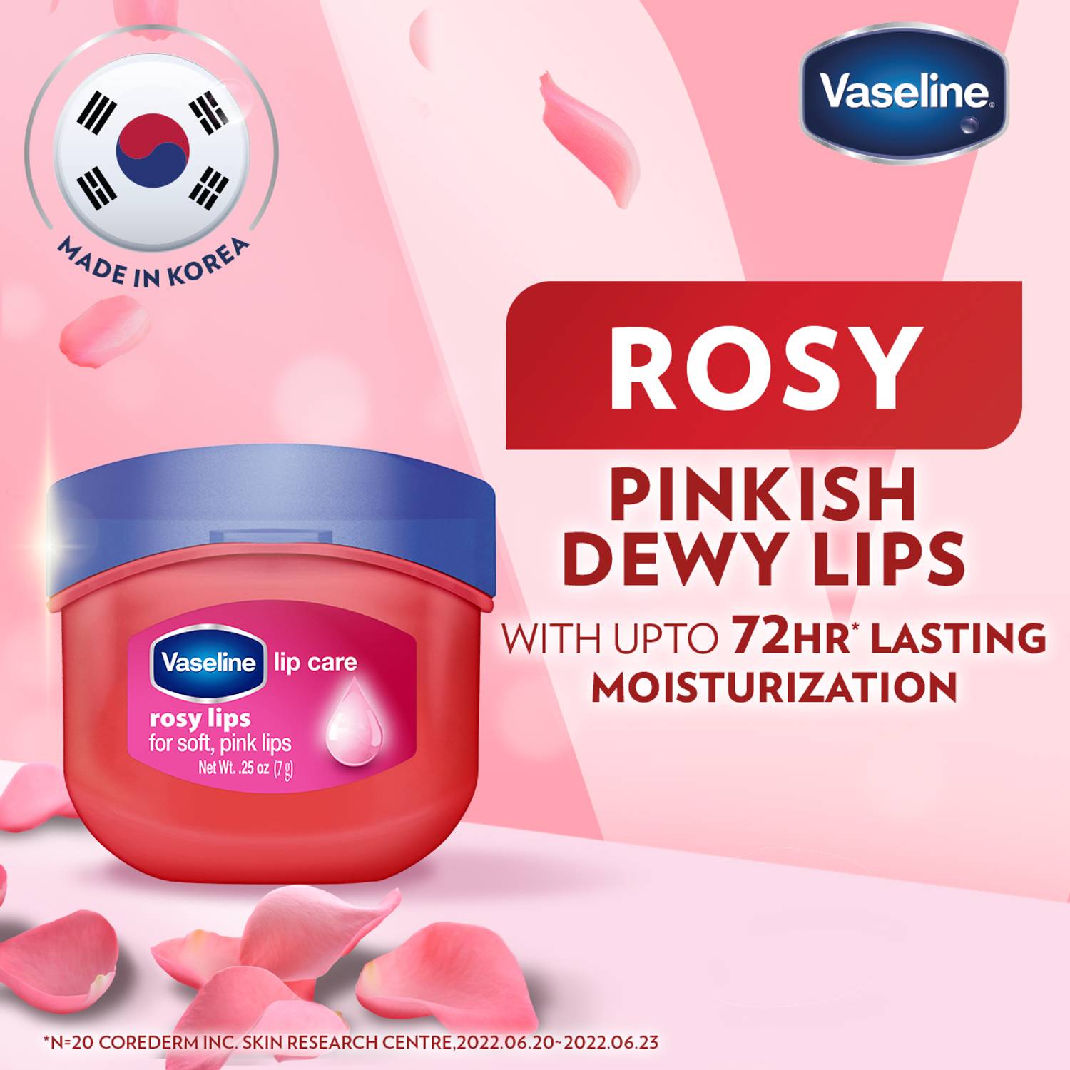 Vaseline Rosy Lips Pink Lip Balm - Image 5