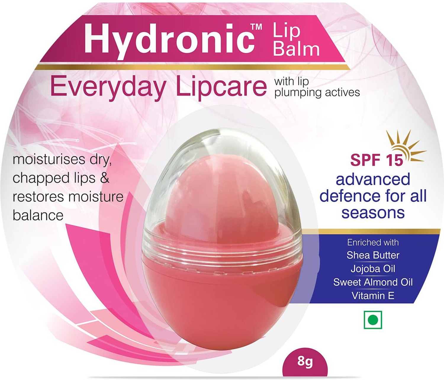 Image of Regaliz Hydronic lip balm everyday lipcare Vitamin E (Pack of: 1, 8 g)