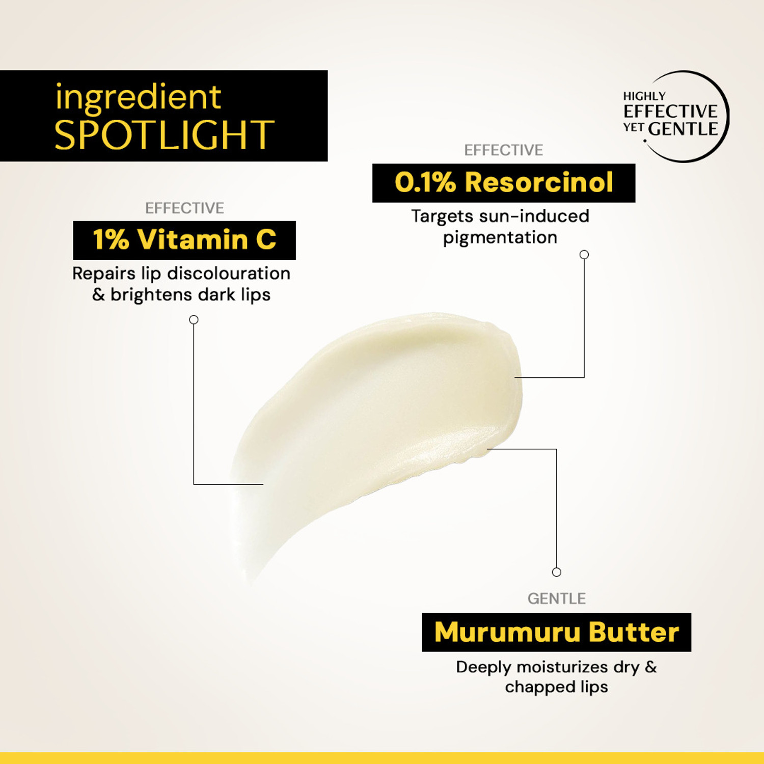 Image of Deconstruct Brightening Lip Balm SPF 50 Brightens Dark Lips, Moisturizes, Non Tinted No Flavour