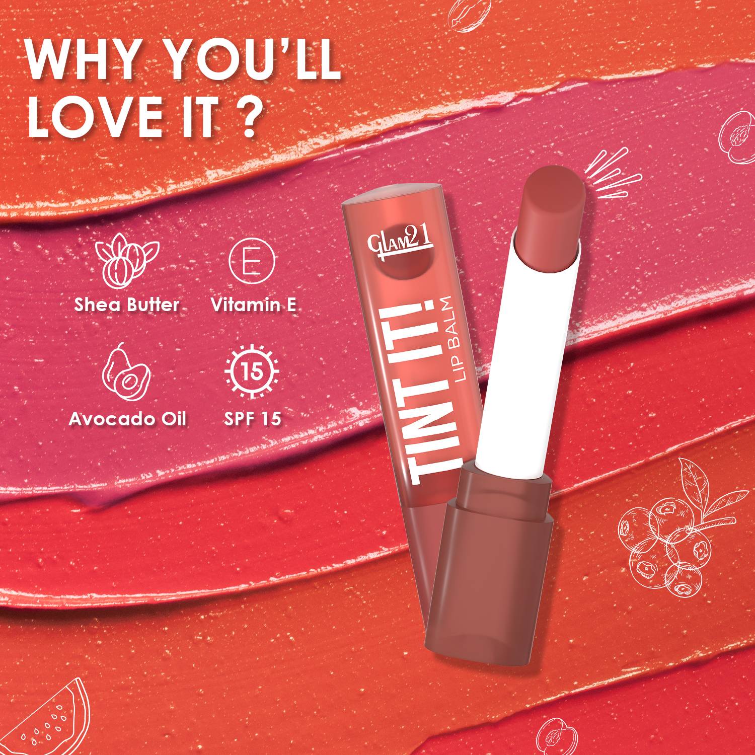 Glam21 Tint it LipBalm SPF15 - Image 2