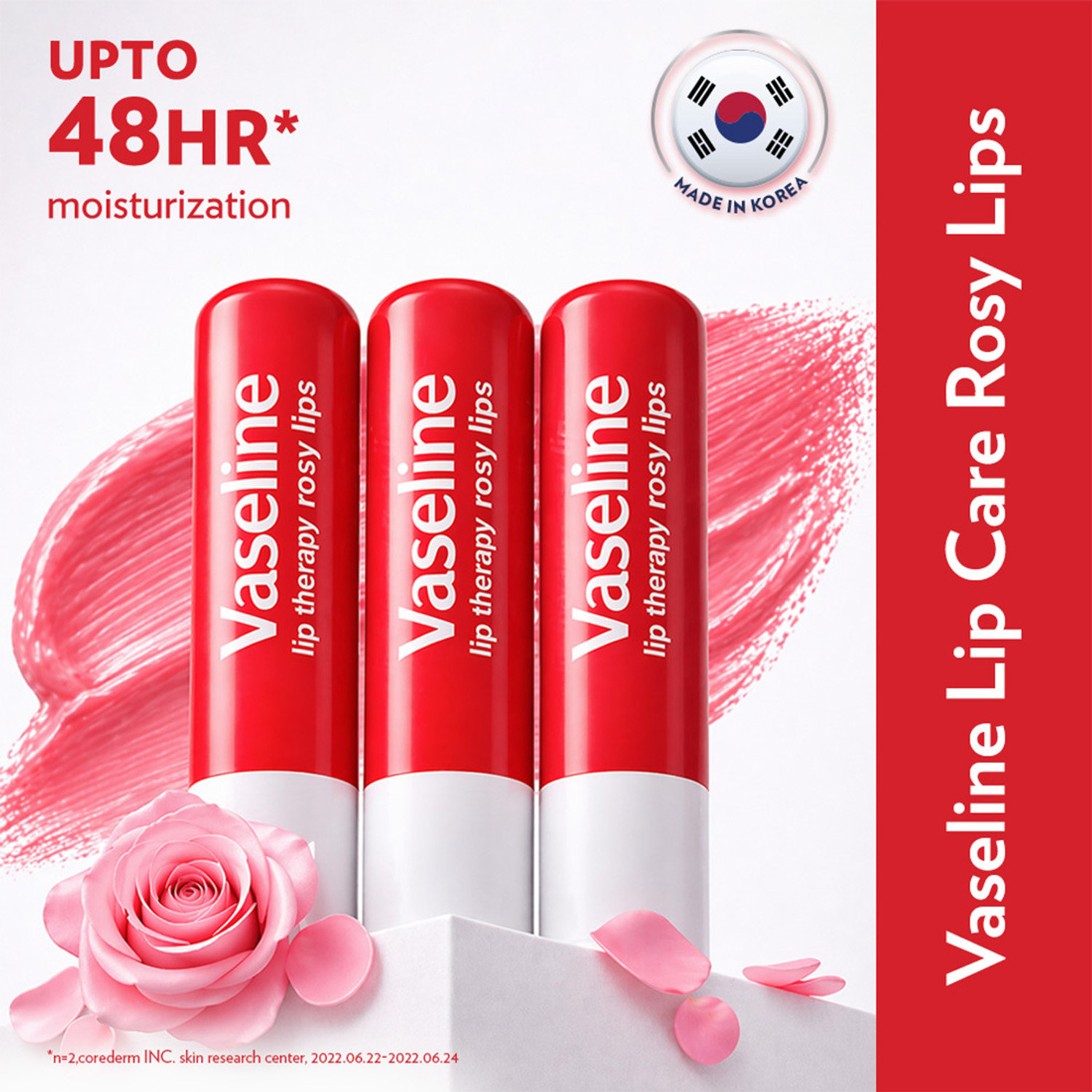 Image of Vaseline Lip Care Rosy Lips Tinted Lip Balm Stick Rose