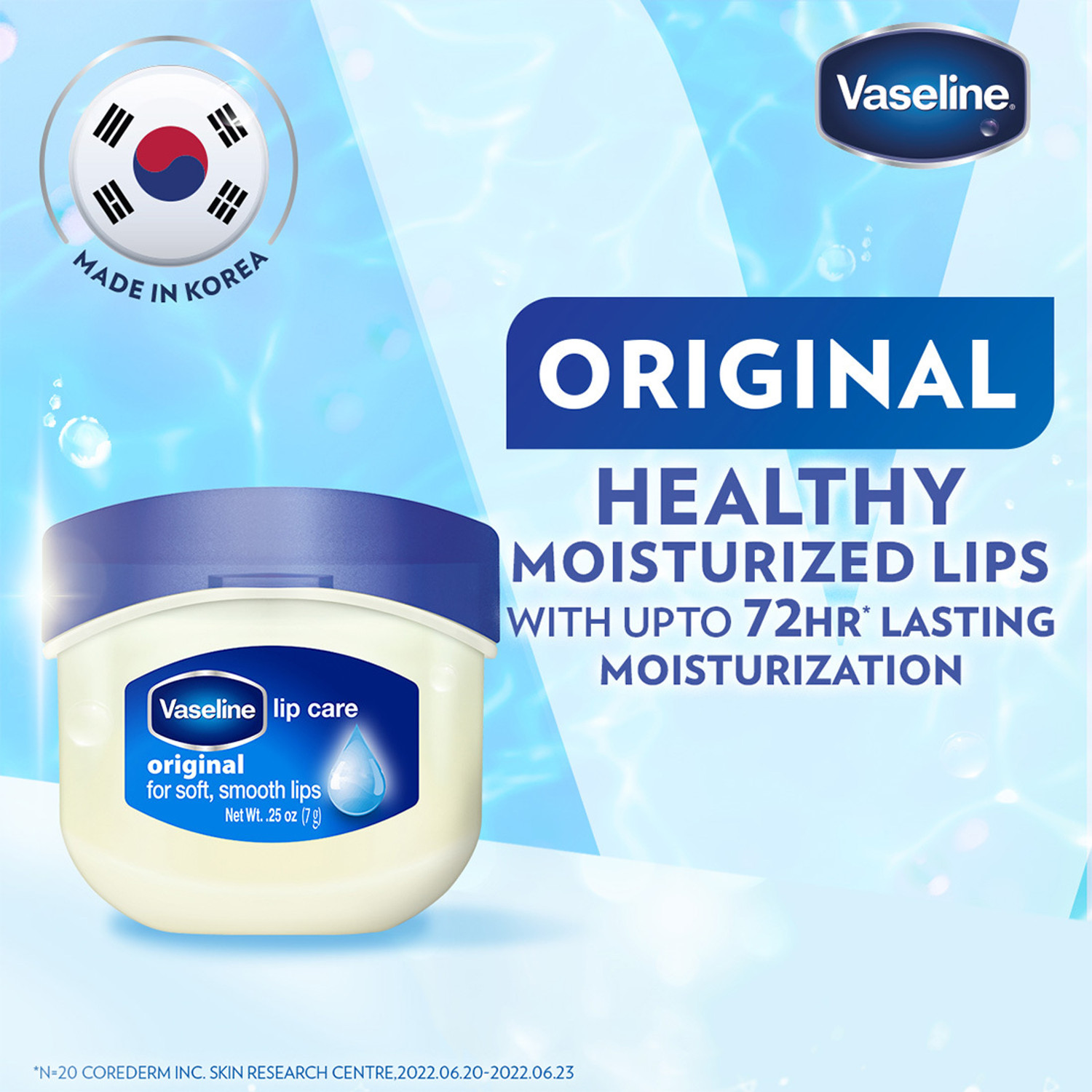 Image of Vaseline Lip Care Original Clear Lip Balm Natural (Pack of: 2, 7 g)