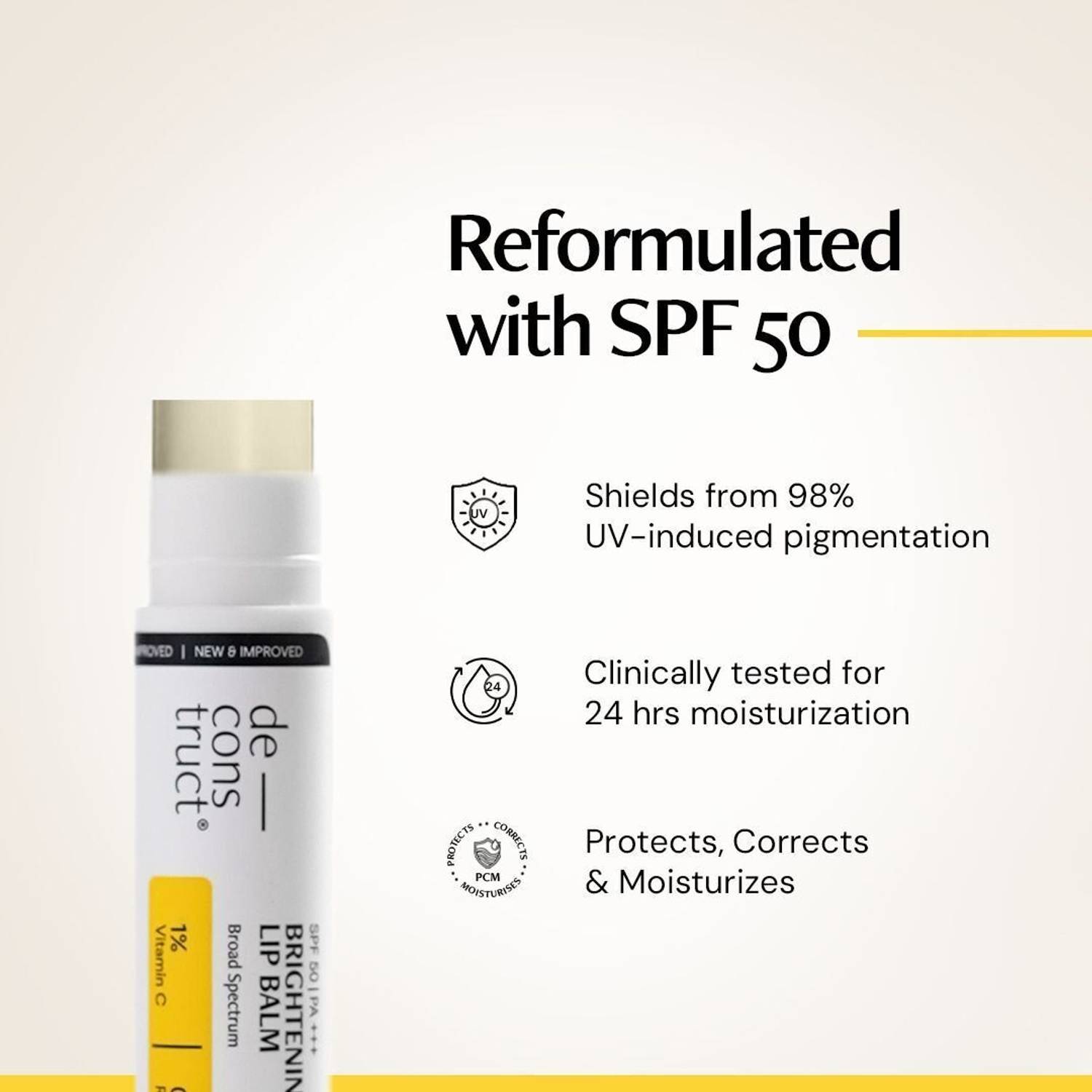 Deconstruct Brightening Lip Balm SPF 50 - Image 4