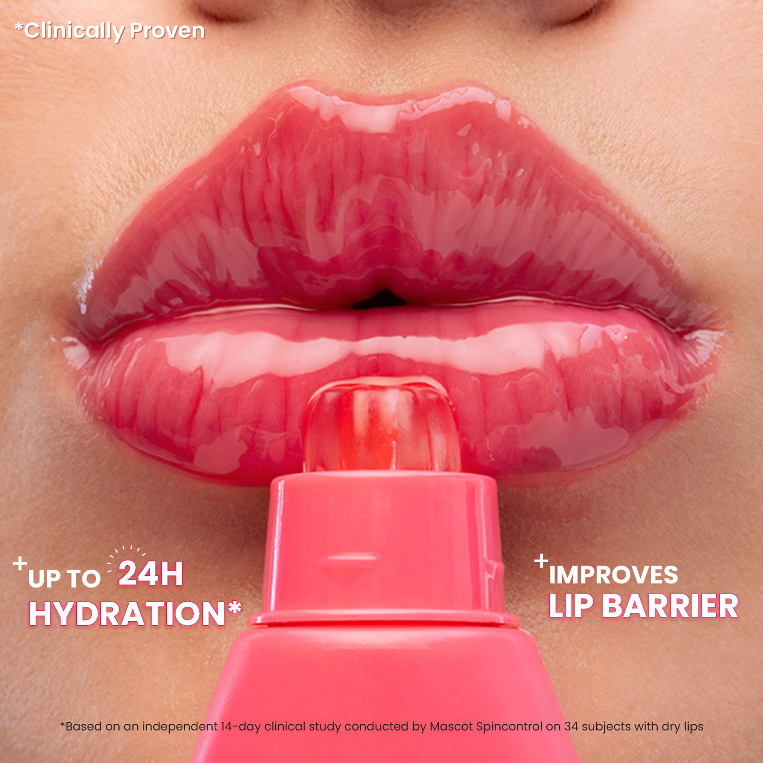 Image of Dot & Key Plushie Jelly Lip Balm In-Vivo Tested SPF 50+ PA++++ Bubblegum (Pack of: 1, 10 g)