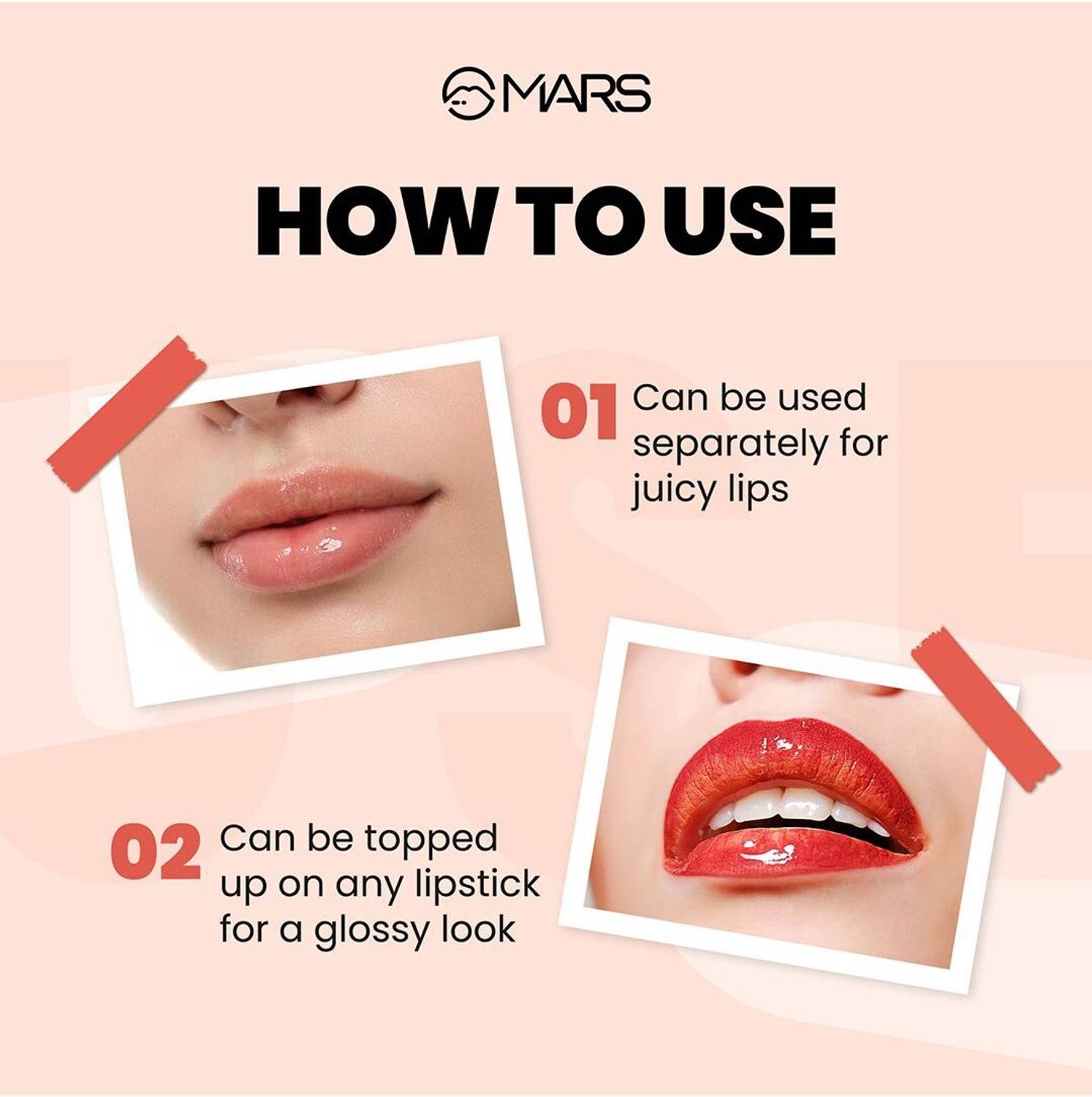 MARS Clear Quartz Lip Gloss - Image 3