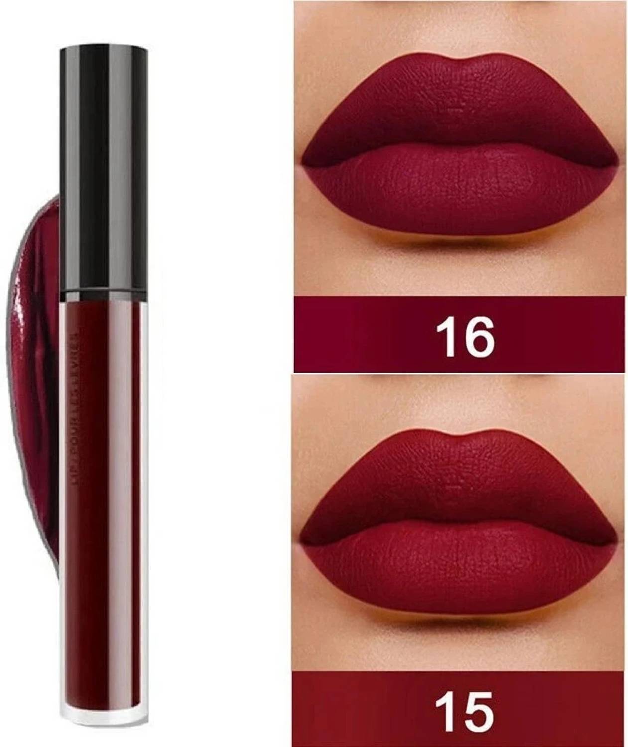 WECHARMERZ Matte Smudgeproof & Waterproof Liquid Moon Maroon