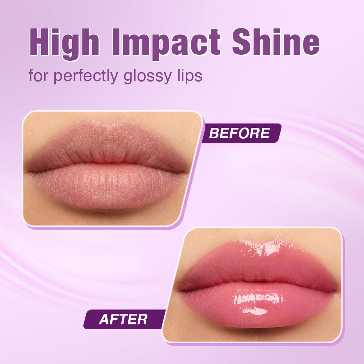 Image of Million Colors SoJuicy Lip Gloss Infused With Castor Oil,Vitamin E| Light-Weight and Hydrating (2.5 ml, Pink Glaze 05)