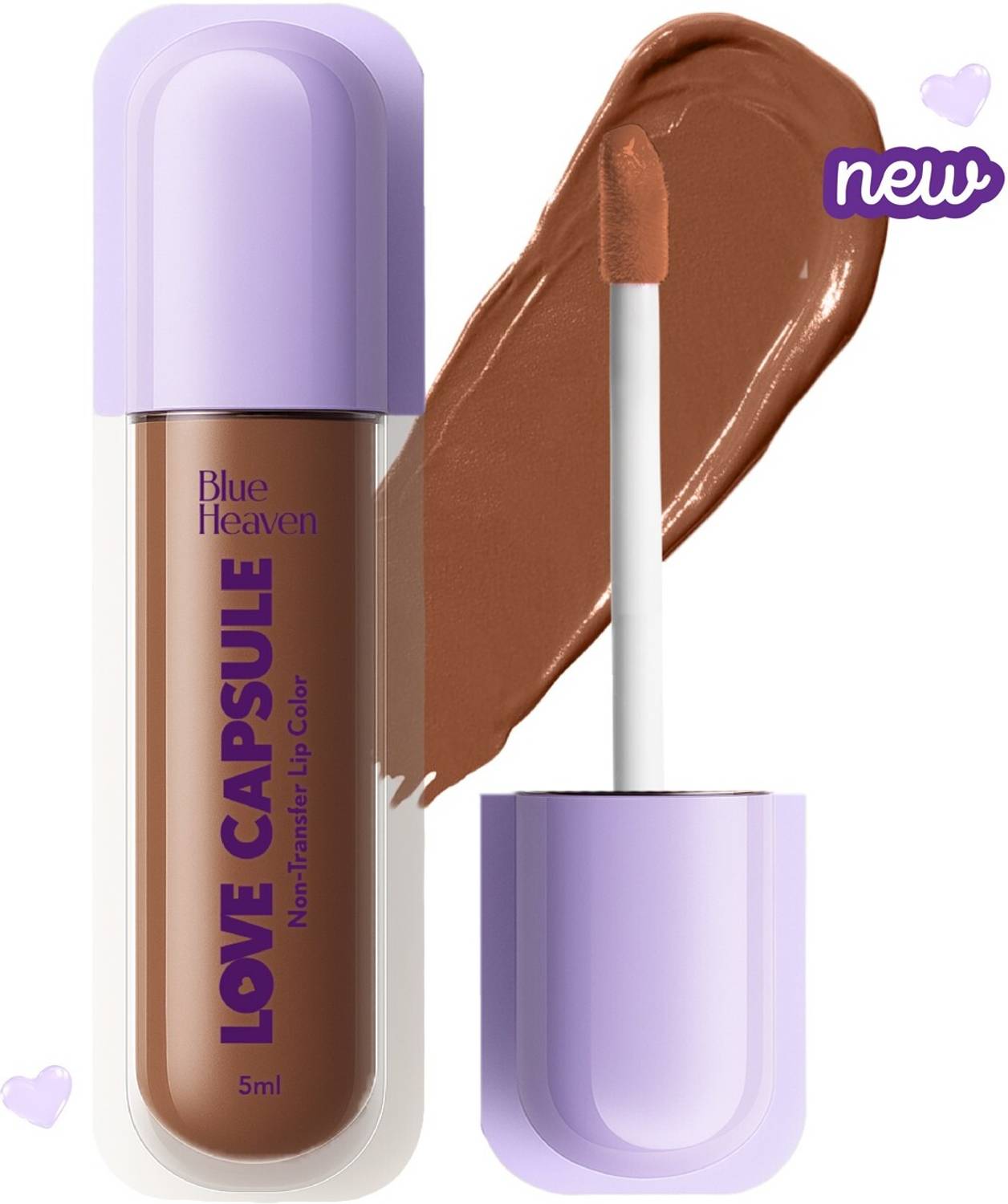 BLUE HEAVEN Love Capsule Non Transfer Lip Colour | Coffee Toffee , 5ml