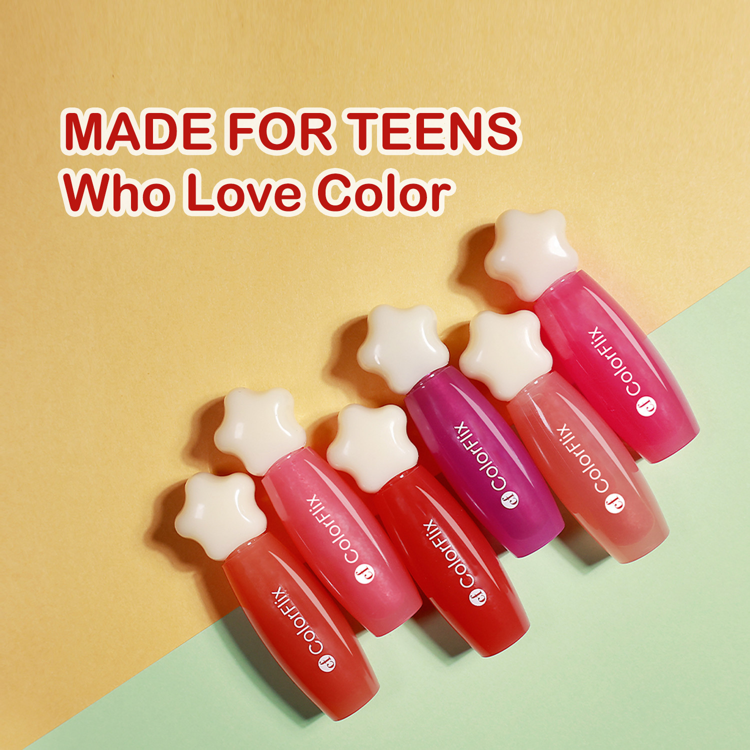 Image of ColorFlix Tint To Go Hydrating High-Shine Lip Gloss, Lightweight, Non-Sticky Moisturizing