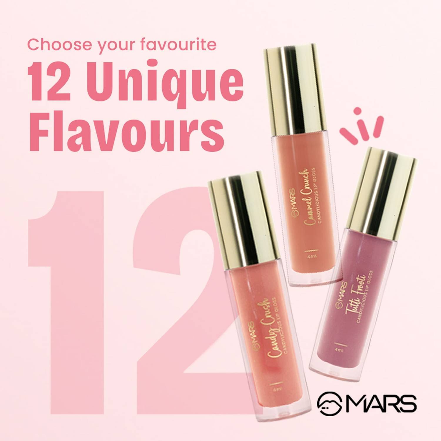 MARS Candylicious Coloured Lip Gloss 4ml - Image 5