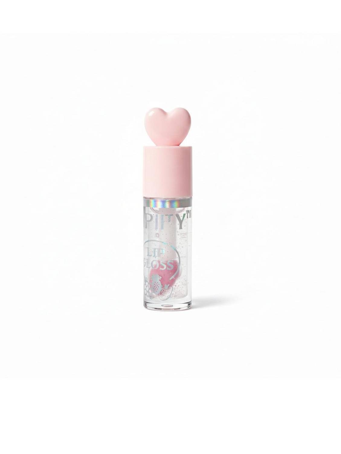 Beauty King Cute Heart Shape Cap Lip Gloss for Girls & Women