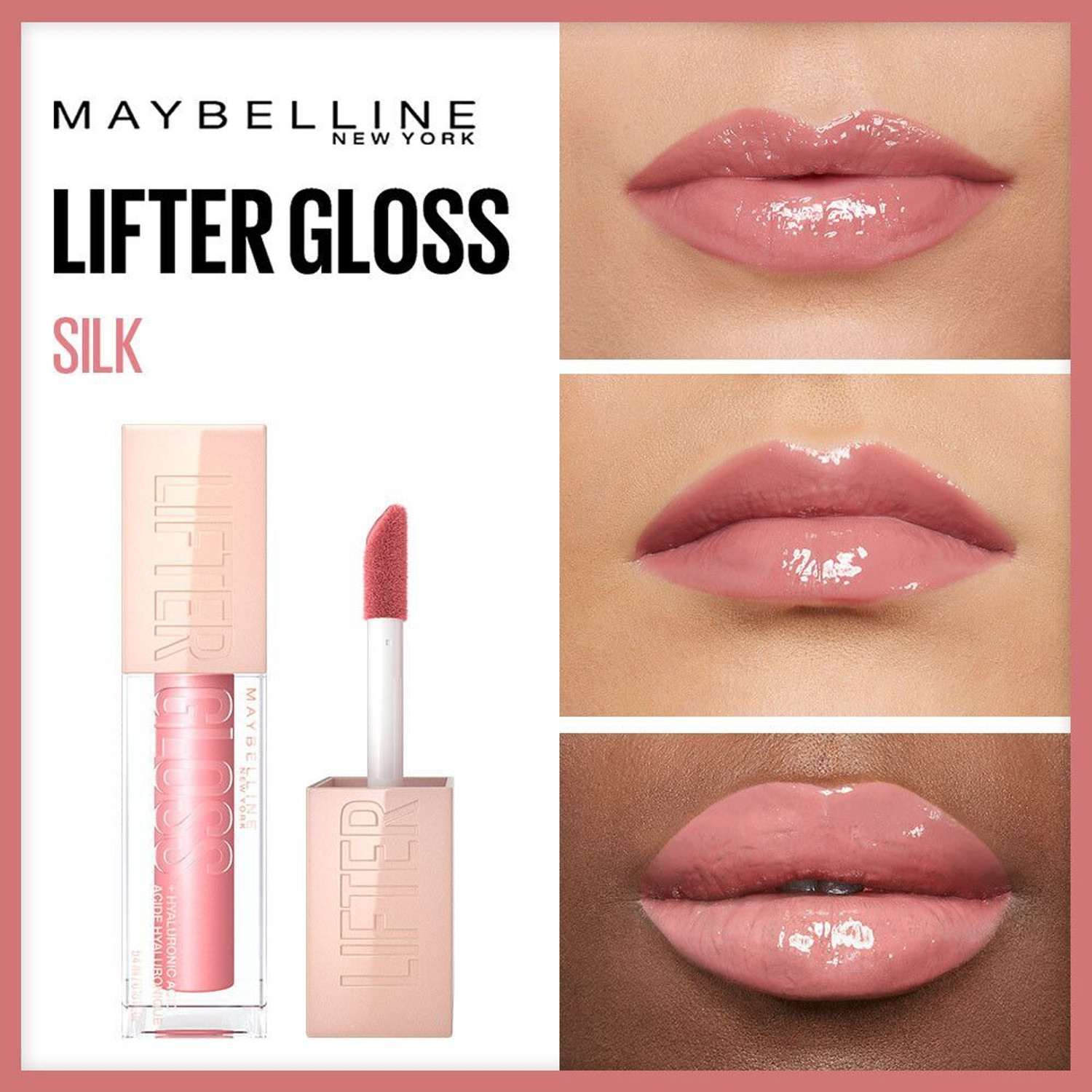 Image of MAYBELLINE NEW YORK Lifter Gloss, Hydrating Lip Gloss, Silk