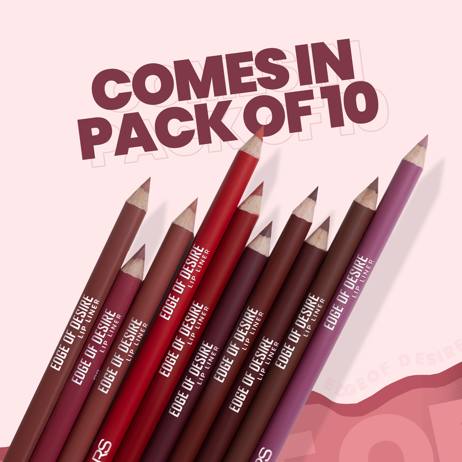 Image of MARS Matte Lip Liner | Smooth Application, Long Lasting & Travel friendly Lip Pencil