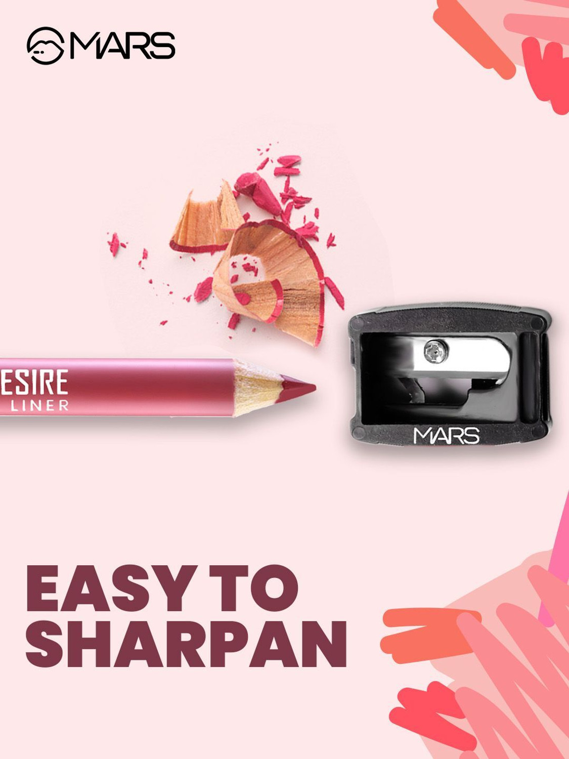 Image of MARS Matte Lip Liner | Smooth Application, Long Lasting & Travel friendly Lip Pencil