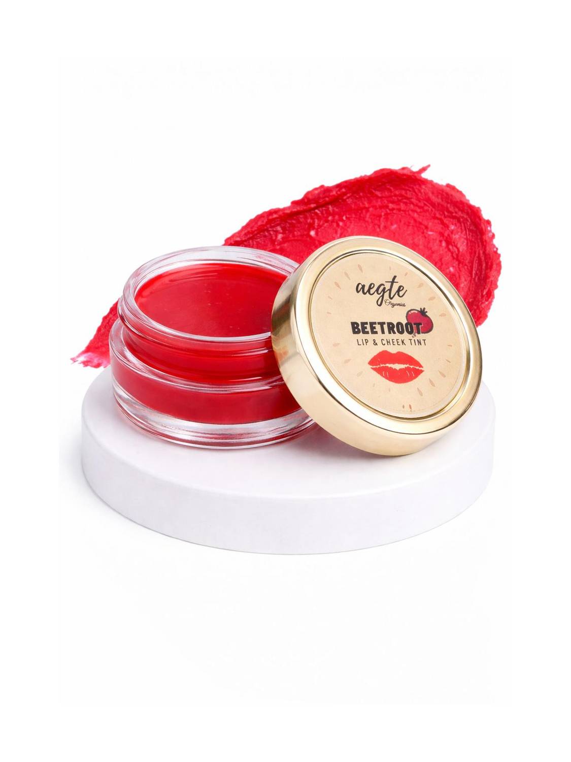 aegte Organics Beetroot Lip and Cheek Tint Balm - Image 1