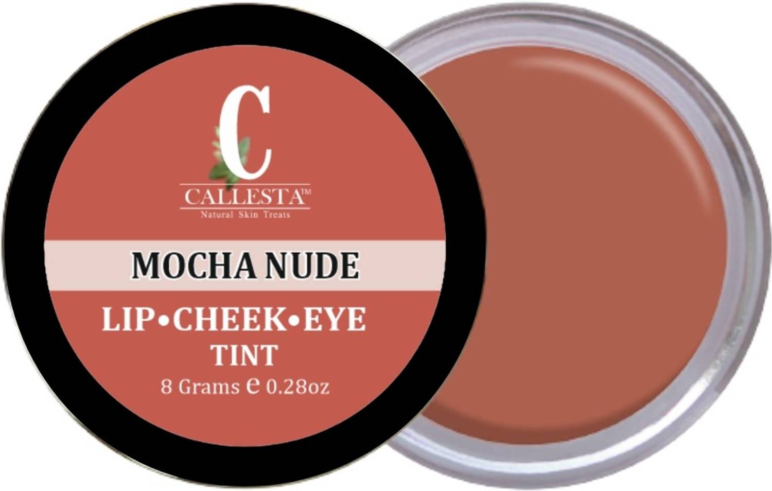 Callesta 3 in 1 Lip, Cheek and Eye Tint - Mocha Nude Lip Stain