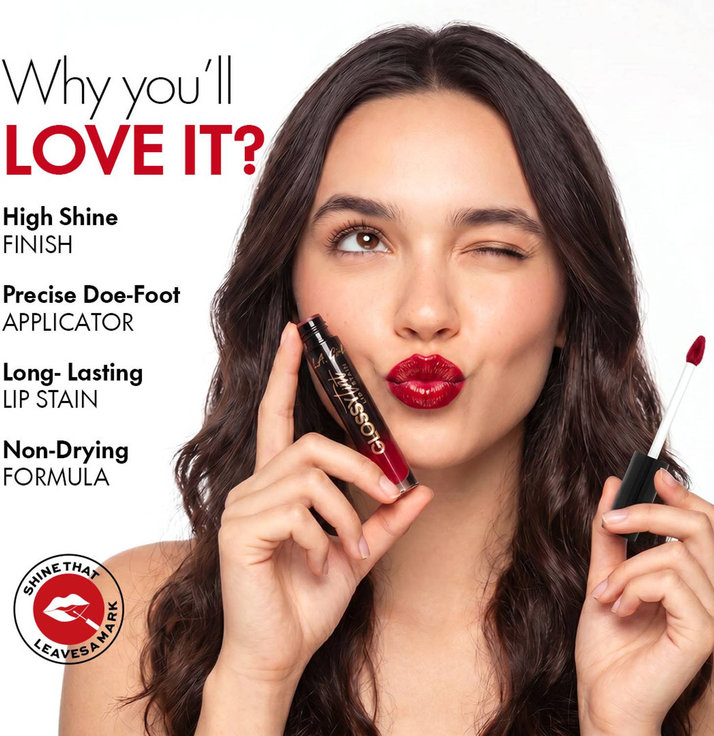 L.A. Girl Glossy Tint Lip Stain - Image 2