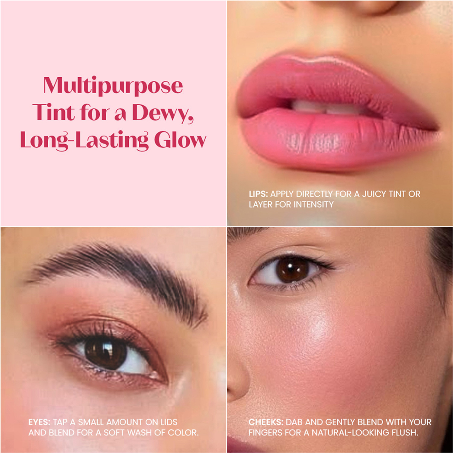 Image of Etude Dear Darling Water Gel Lip And Cheek Tint Lipstick - 06 Pomegranate Ade 9g Lip Stain