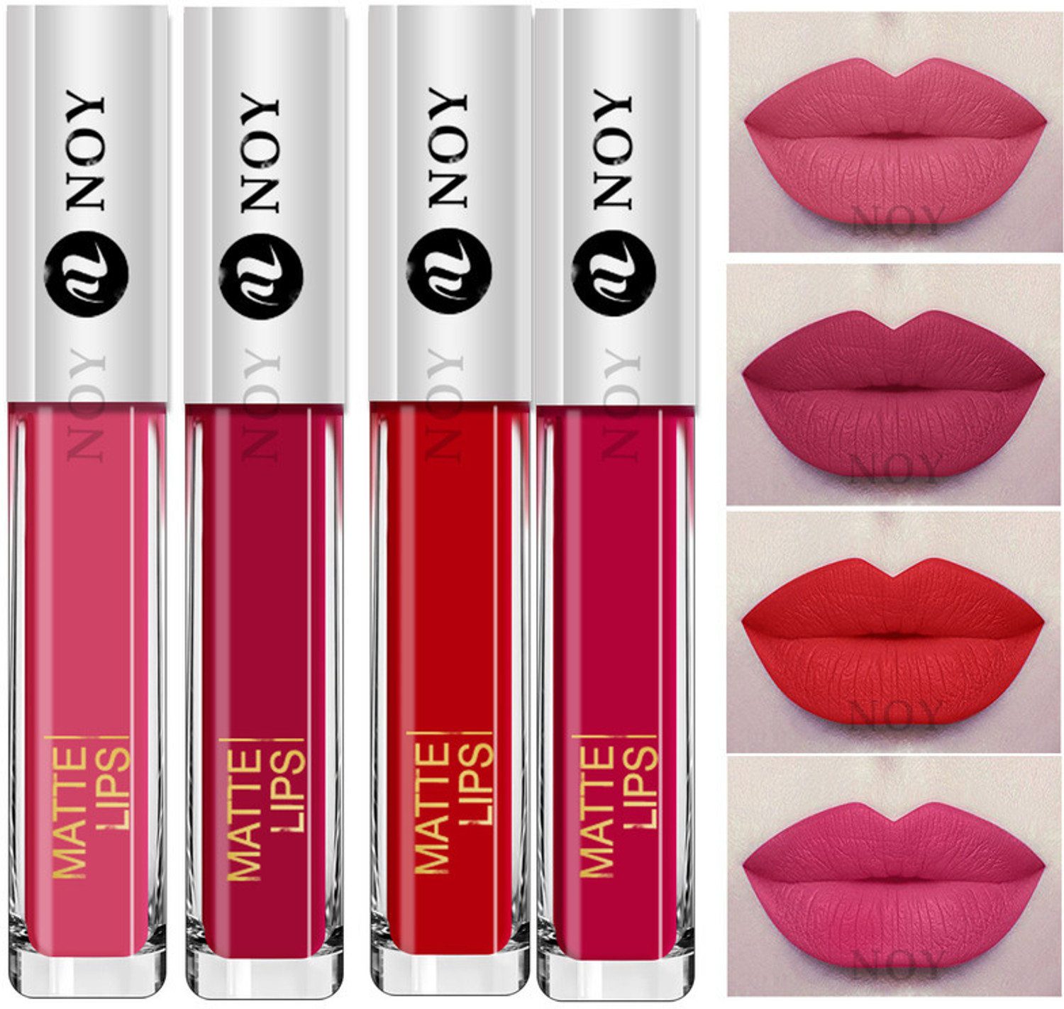Image of NOY Stay Chic In Any Weather: 100% Pure Matte Colors Liquid Lipstick #YN387