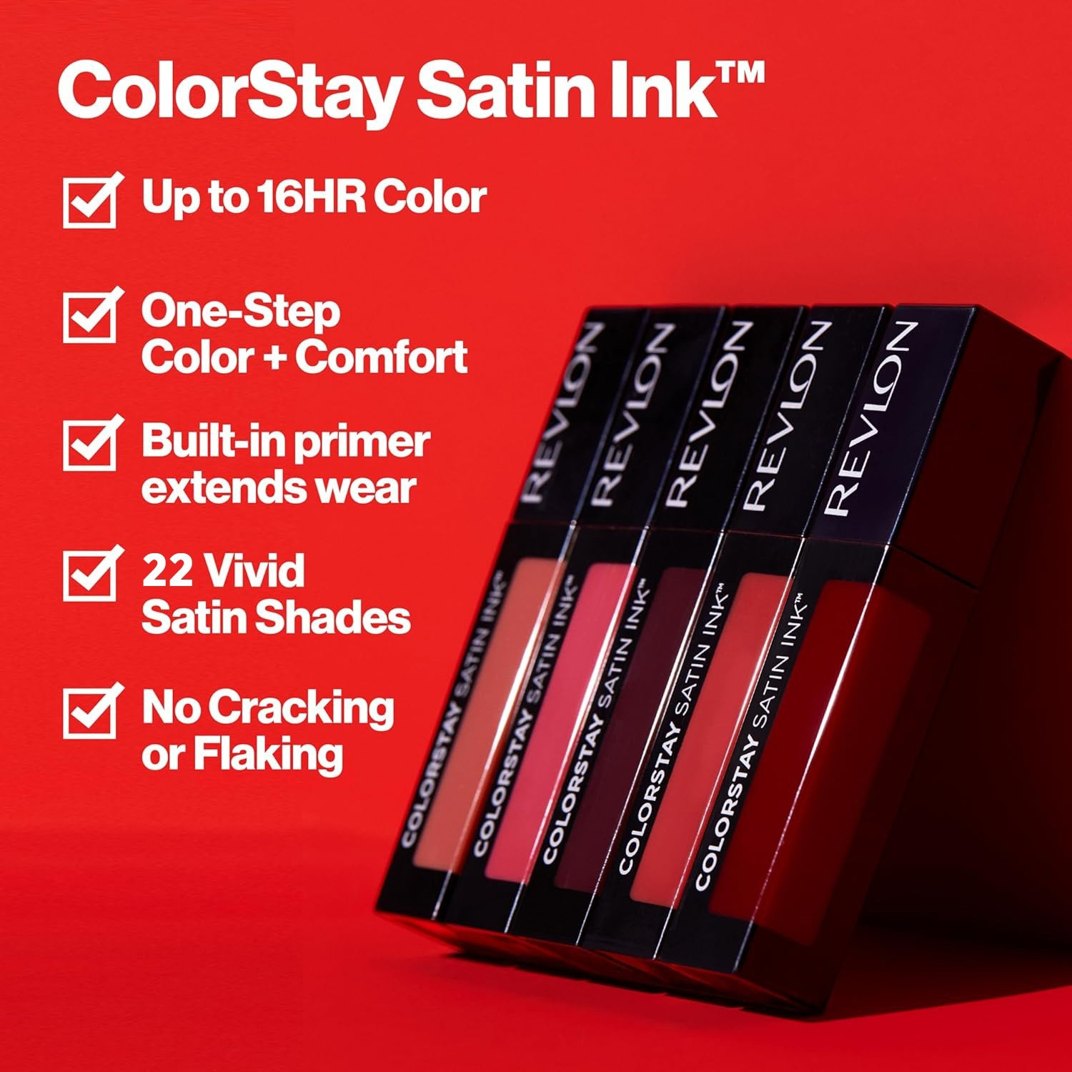 Image of Revlon ColorStay Satin Ink Liquid Lipstick | Longlasting 16 Hrs
