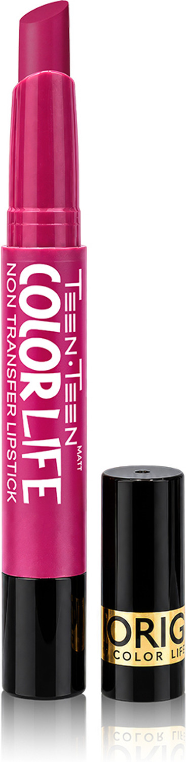 Teen Teen Color Life Nontransfer Lipstick with Primer and Long Lasting, Matte Finish