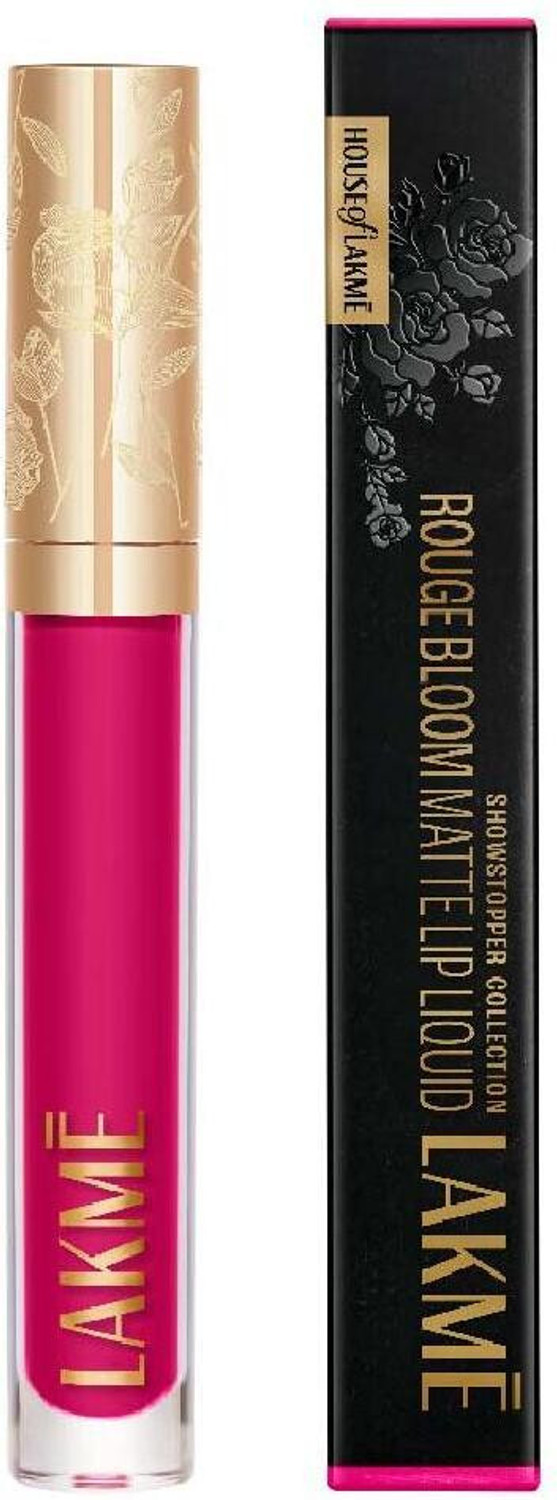 Image of Lakme Rouge Bloom Matte Lip Liquid Daring Dahlia 201