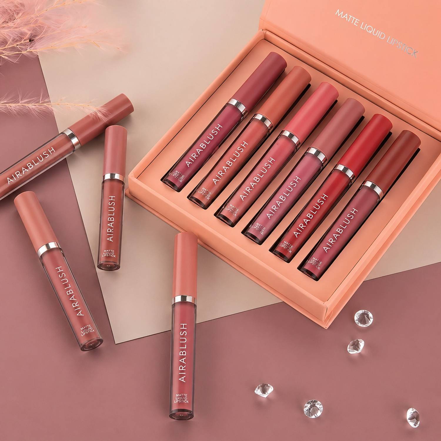 AIRABLUSH Matte Long Lasting Lipstick for Women | Liquid Lipstick