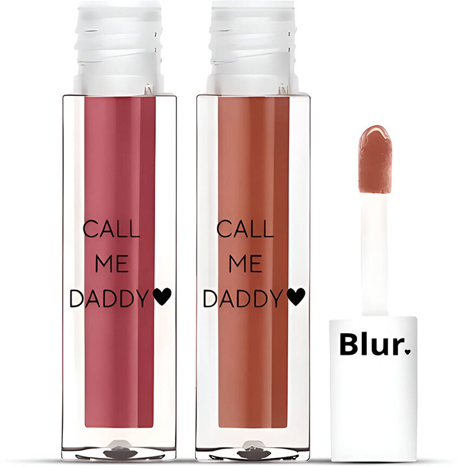 Blur India Mini Call Me Daddy Liquid Lipstick – Deep Pink & Nude Brown | 2.5ml Each