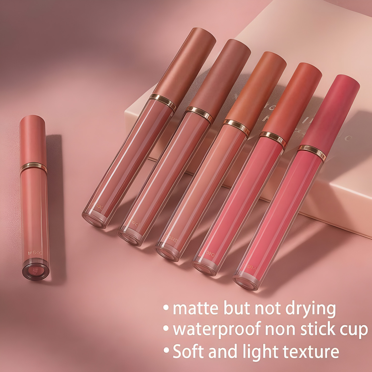 Image of kHUDAt The Girl Boss Lip Kit: 6 Confident Matte Shades