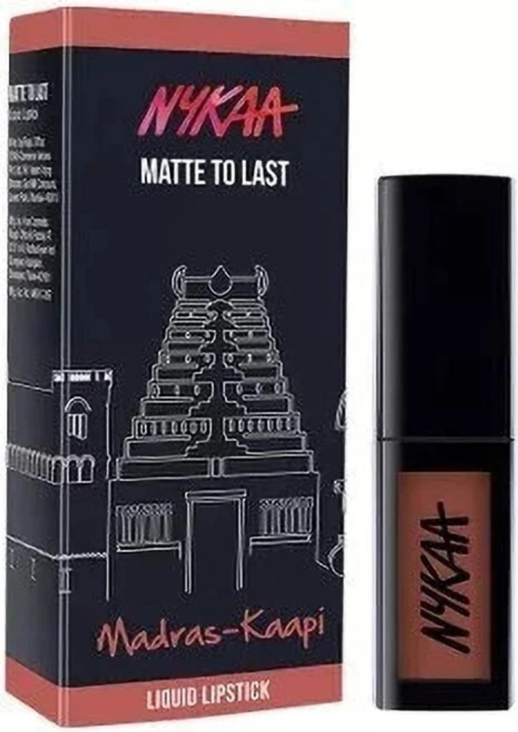 Image of NYKAA Matte To Last ! Liquid Lipstick - Madras-Kaapi 05
