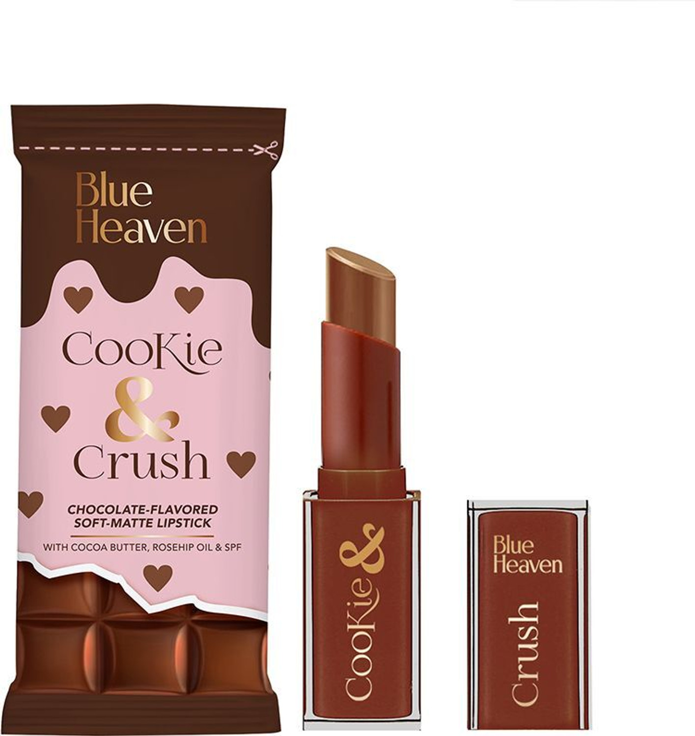 Image of BLUE HEAVEN Cookie&Crush Lipstick 3.4G Tiramisu Bite