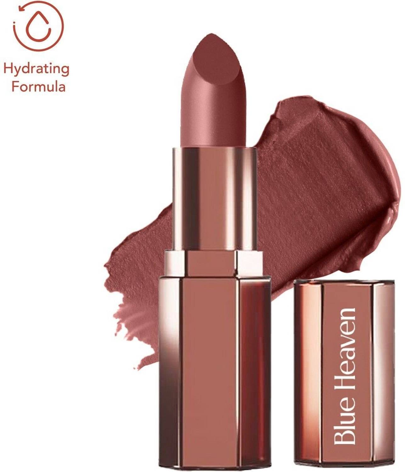 BLUE HEAVEN Roseate Soft Matte Long Lasting Lipstick Chestnut Brown 4gm