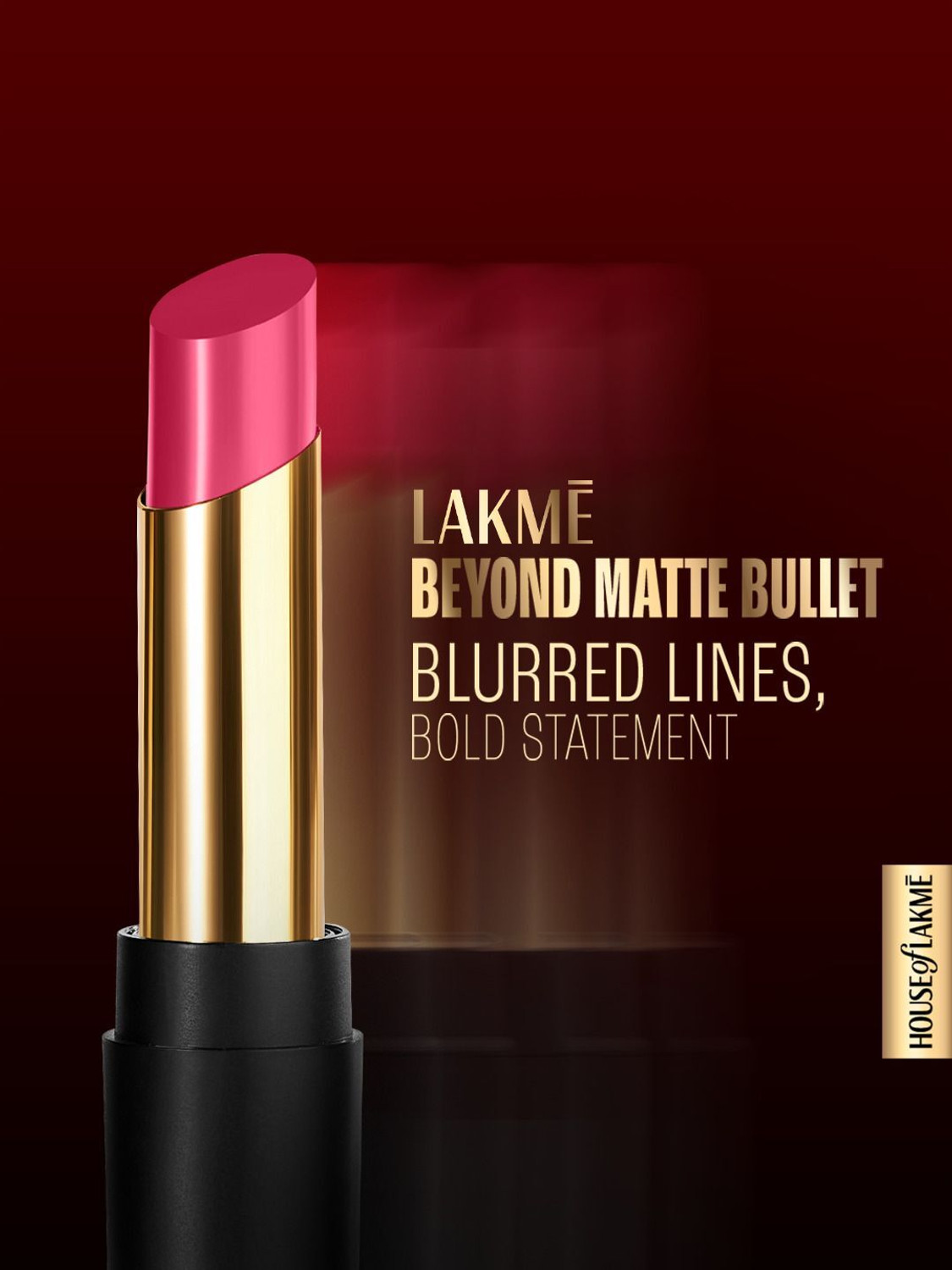 Image of Lakme Absolute Beyond Matte Lip 201 PinkPower 3.4gm