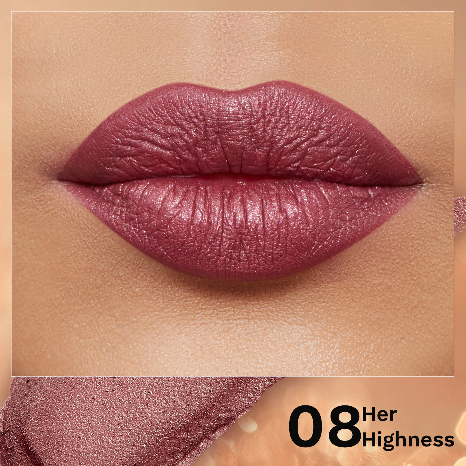 Image of Pilgrim Glitter Lipstick Luxurious 3-D Glitter Formula With Matte Finish