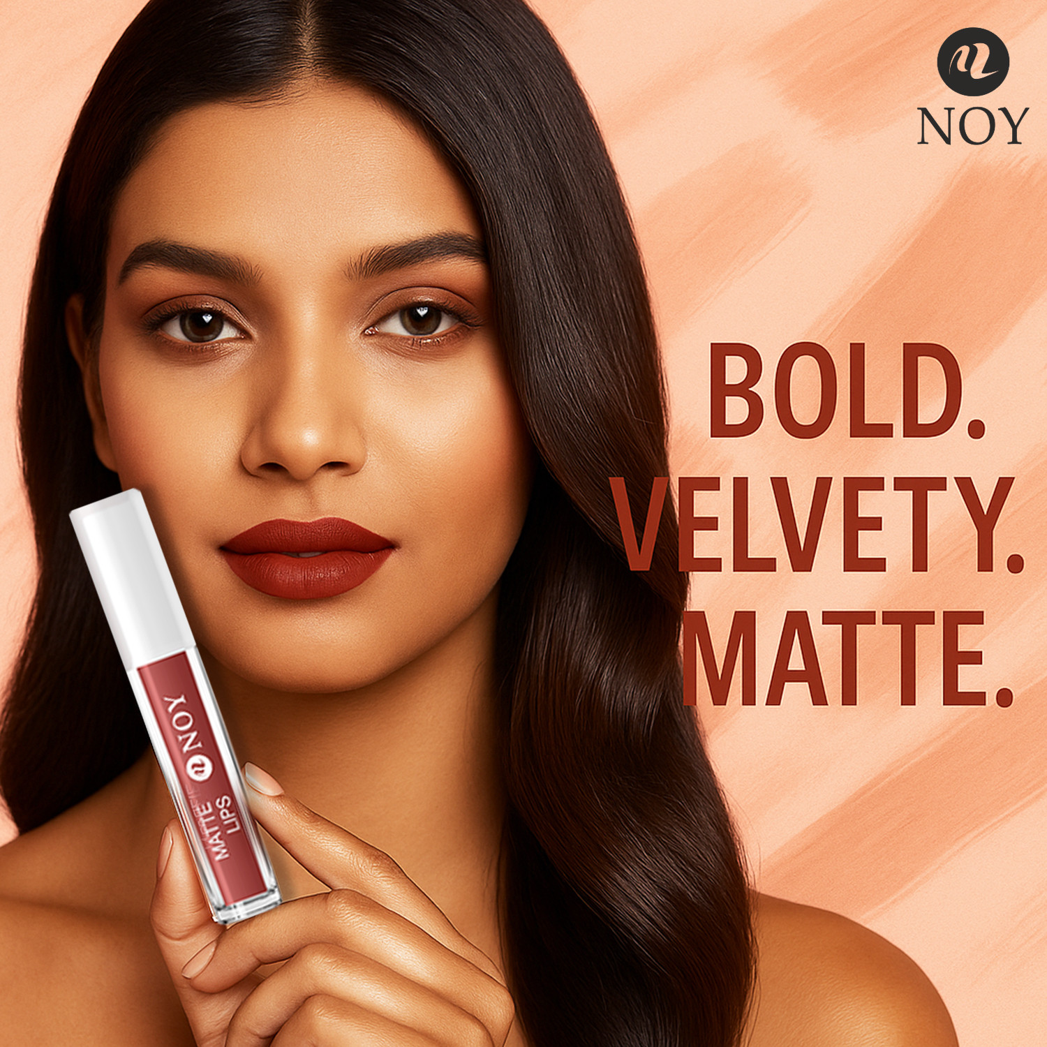 Image of NOY Frontier Chic: 100% Western-Inspired Nude Matte Smudgproof Lipstick Sets #WC118