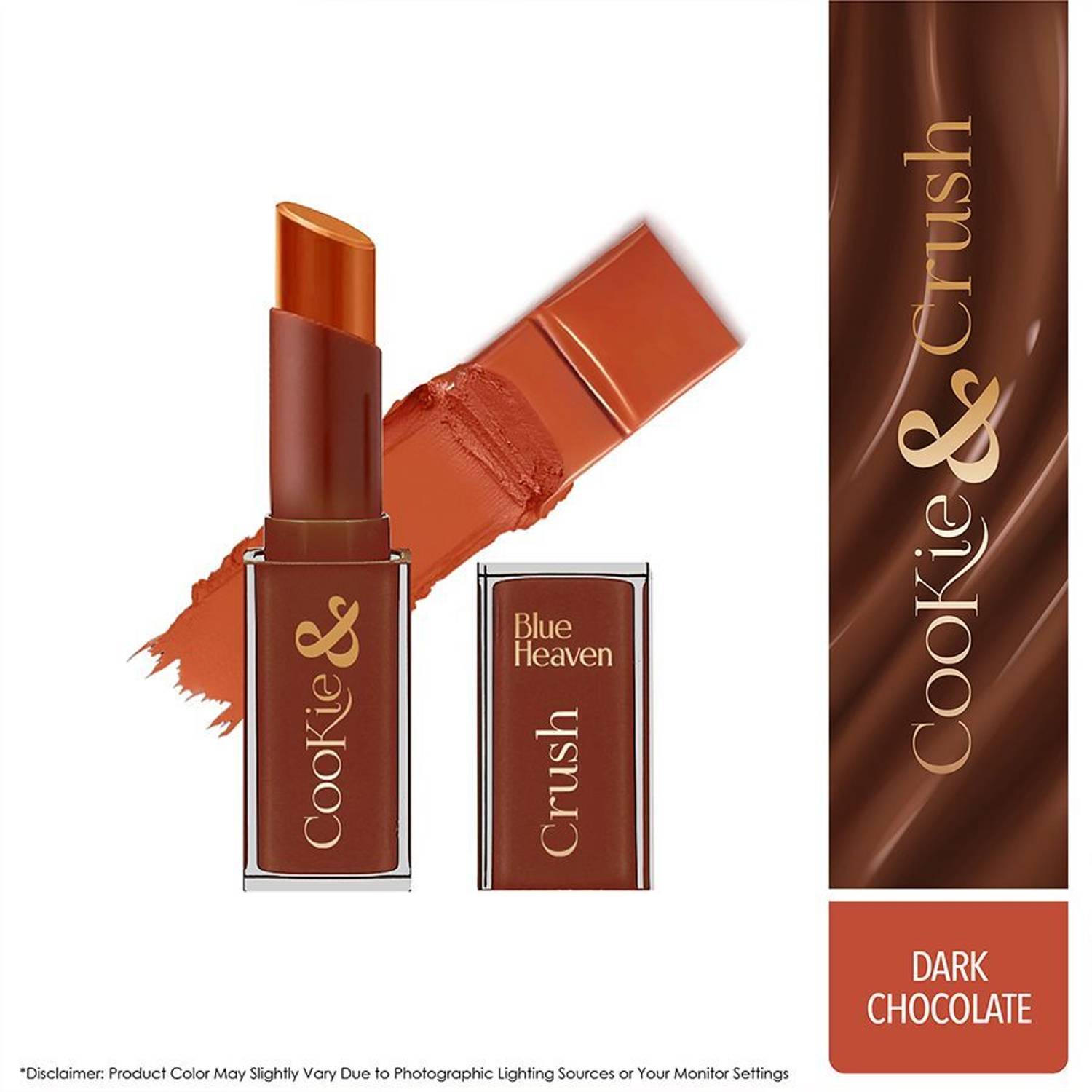 BLUE HEAVEN Cookie&Crush Lipstick 3.4G Dark Choco