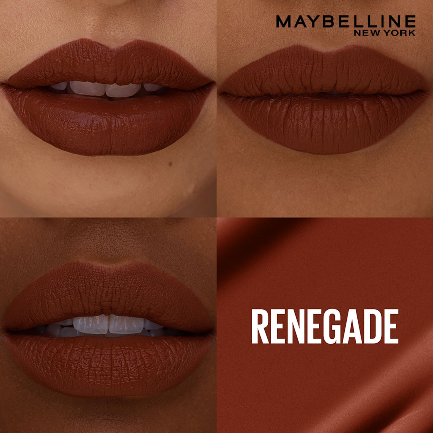 Image of MAYBELLINE NEW YORK Superstay Matte Ink Liquid Lipstick - 16H Longwear Matte | Renegade