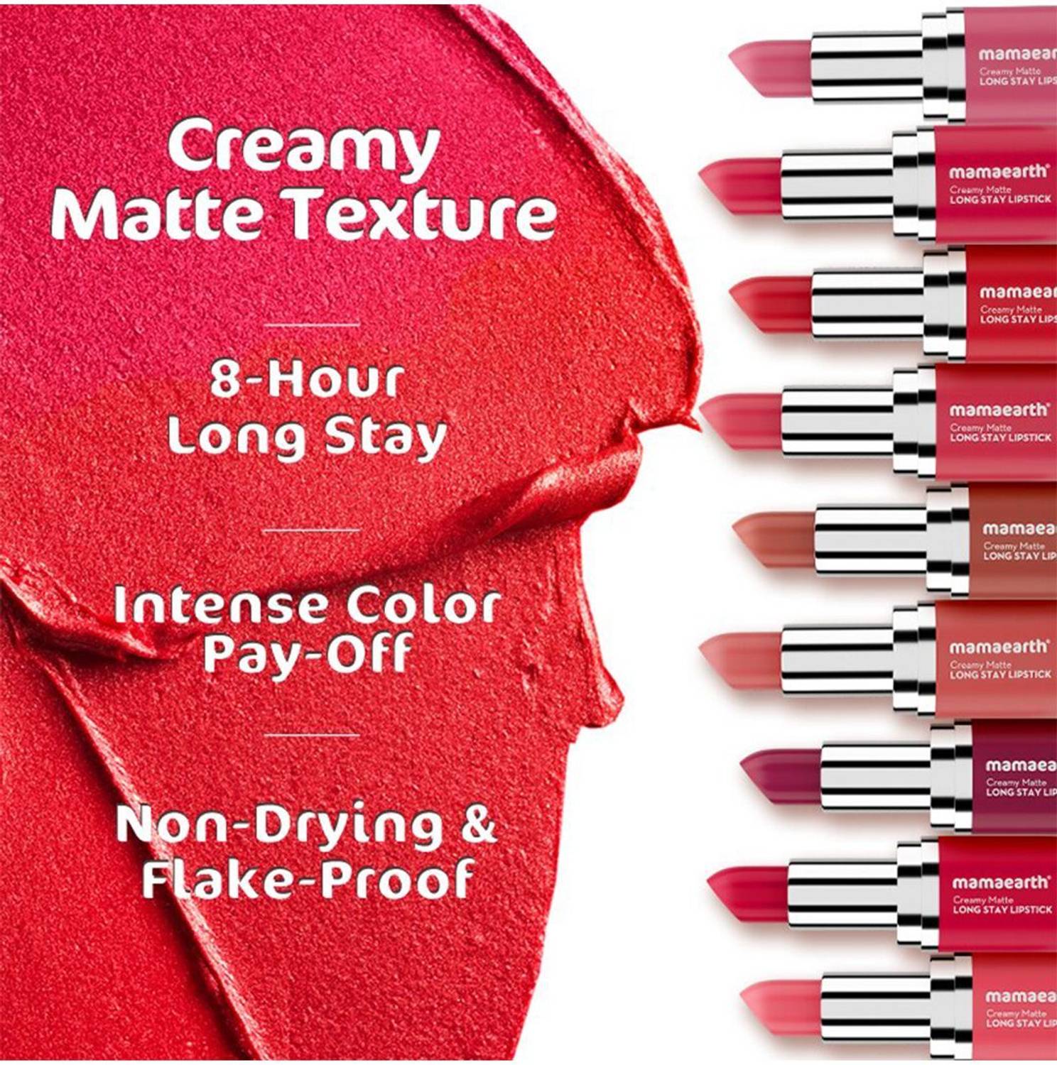 Mamaearth Creamy Matte Long Stay Lipstick - Image 2