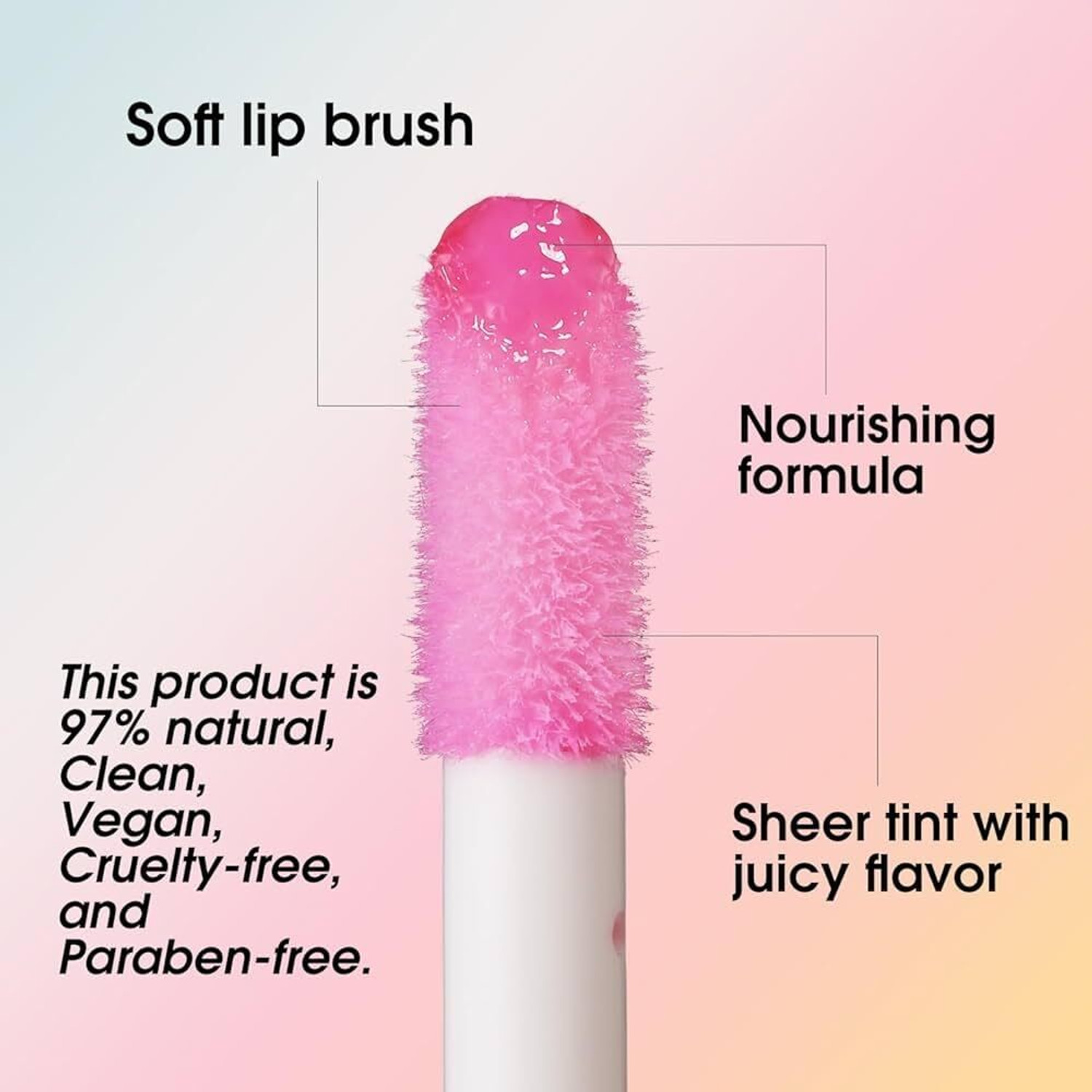 Image of beinina Moisturizing Long Lasting Color Changing Lip Gloss Oil for Women & Girls (10 ml, Multicolor)