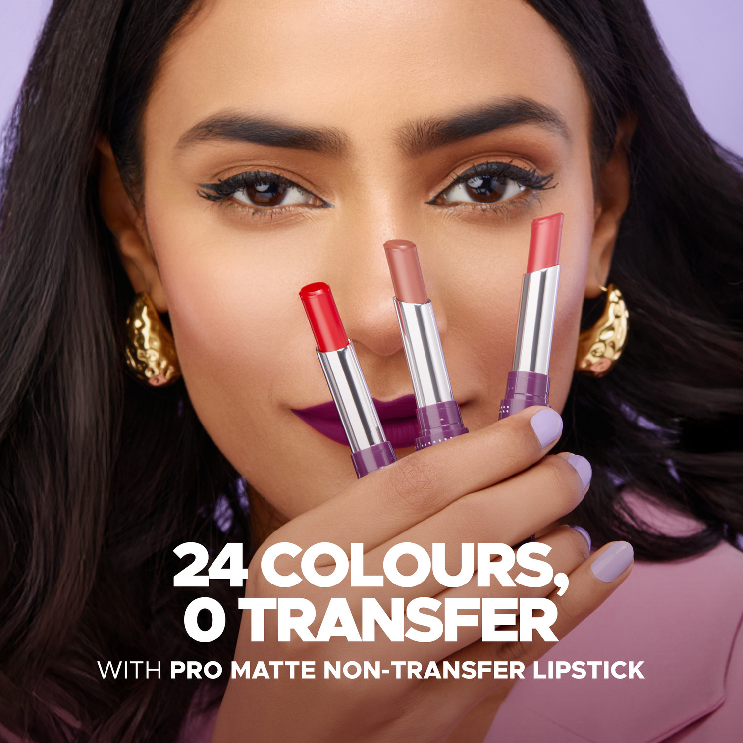 Image of Hilary Rhoda Pro Matte Non-Transfer Lipstick | Waterproof Lipstick | Non-Transfer Lipstick