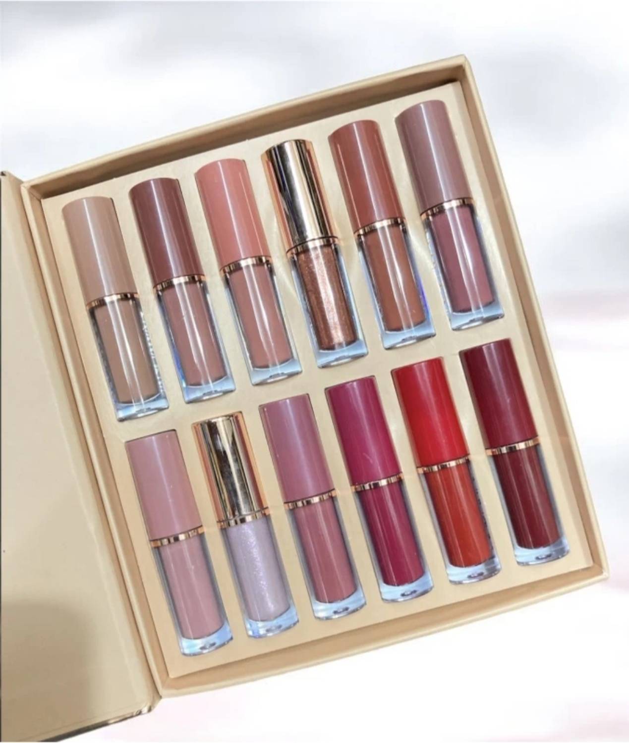 Glowsync Lipstick Liquid Matte Lipstick | 12 pcs set | Waterproof Handaiyan long lasting