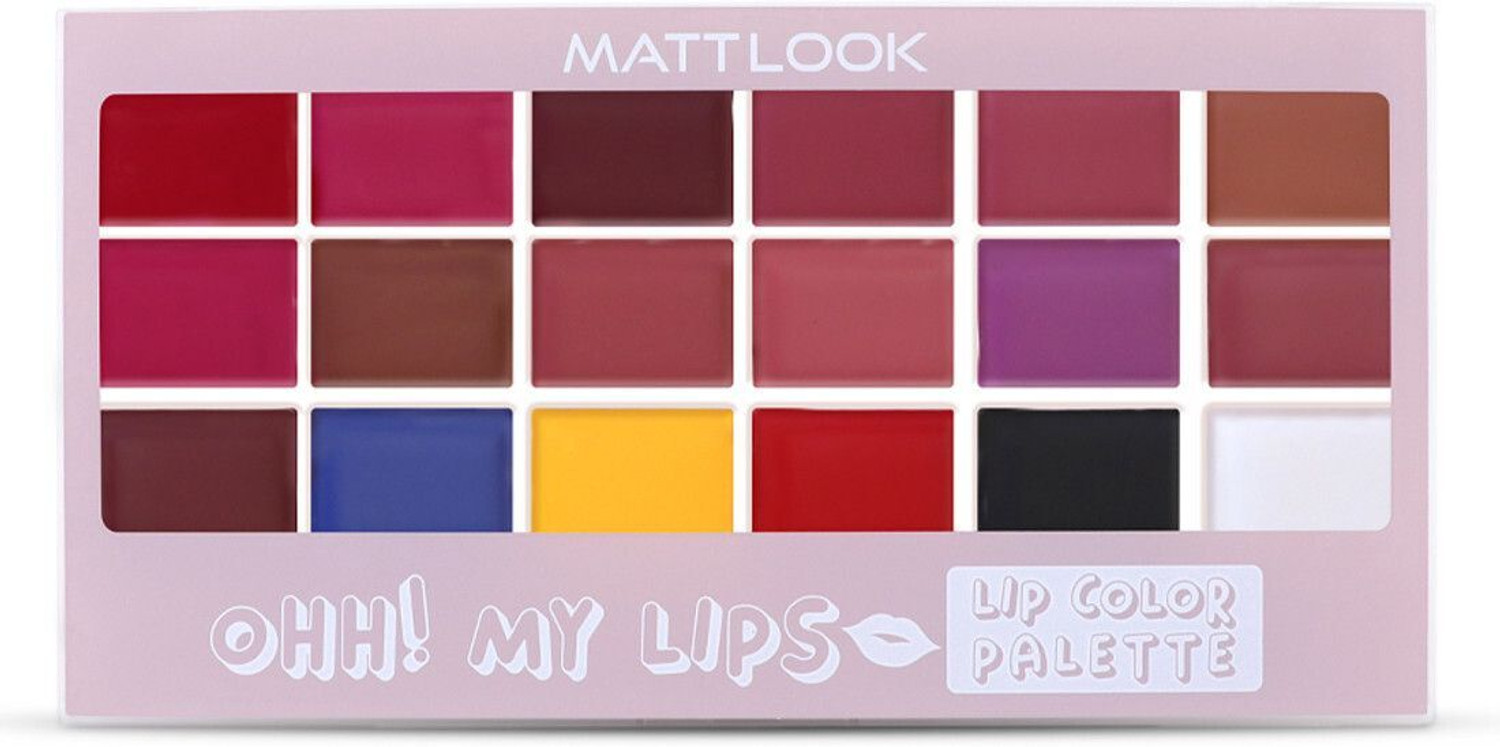 Image of MATTLOOK Ultra Pigmented Forever Matte Lip Color Palette | Long Lasting & Nonsticky