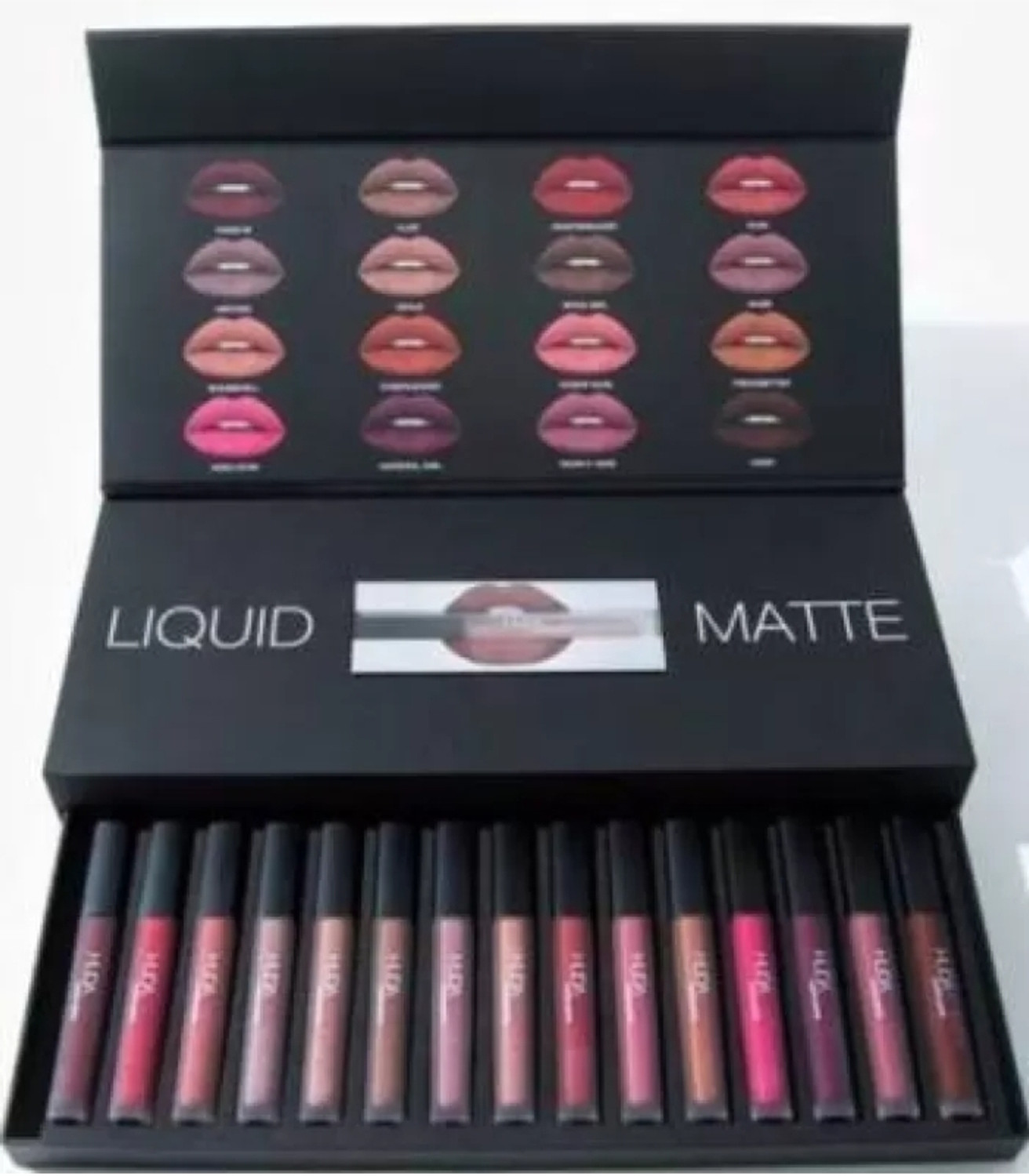 Image of Glowsync Set of 12 Liquid Lipsticks Matte Finish Long Lasting (Multicolor, 64 ml)