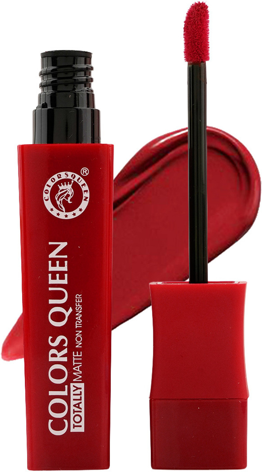 Image of COLORS QUEEN Totally Matte Non Transfer Liquid Lipstick, Long Lasting & Lightweight Formula