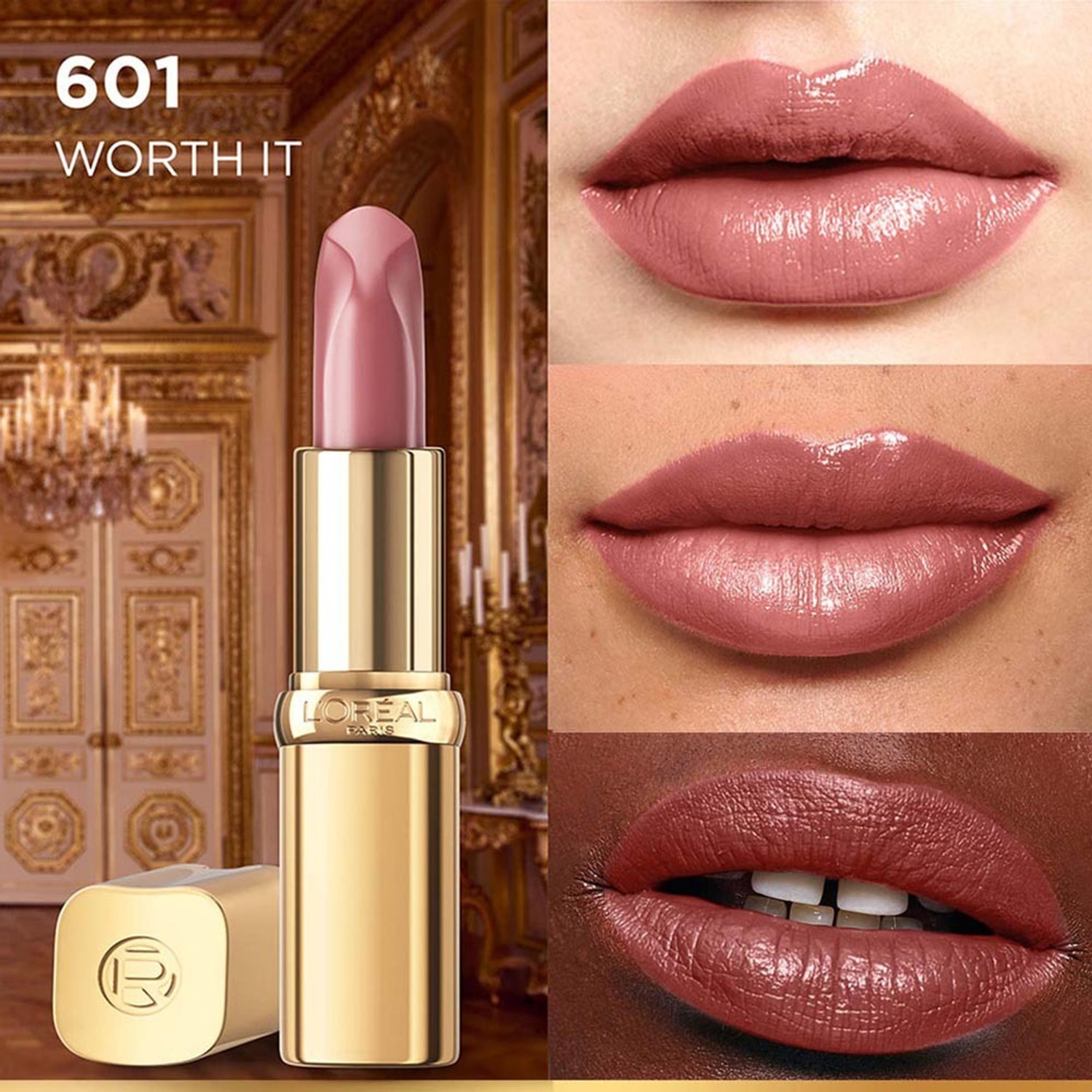 Image of L'Oreal Paris Color Riche Satin Lipstick- 601 Worth It