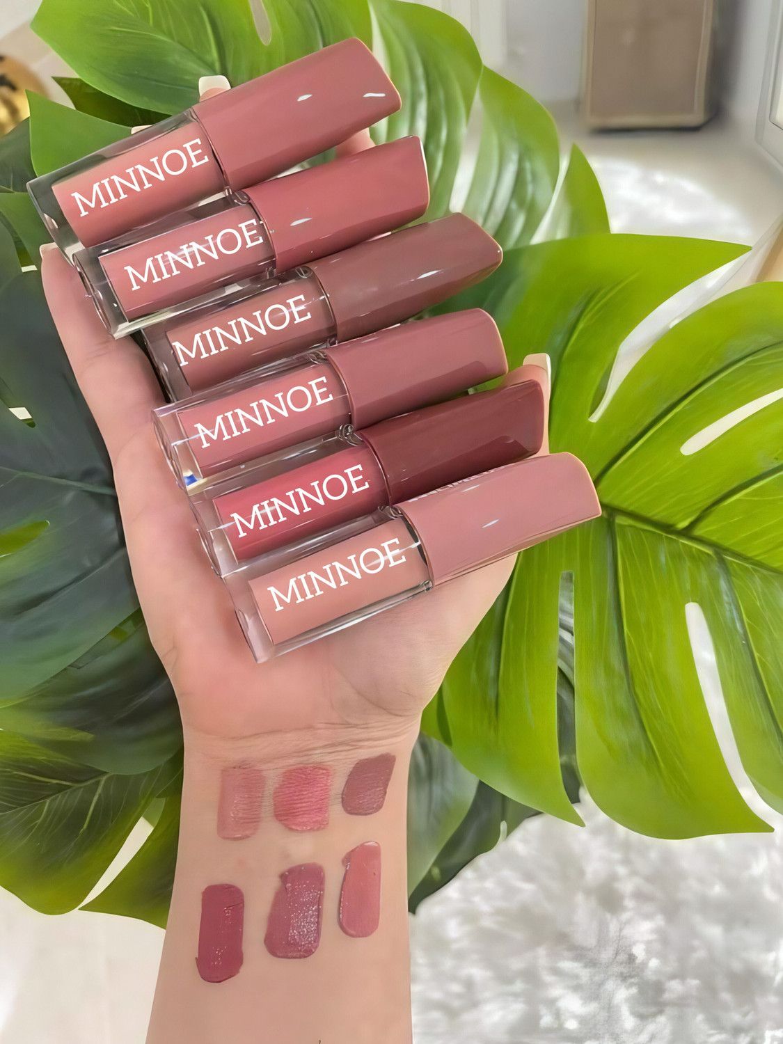 Image of MINNOE Nude Edition Long Lasting Sensational Liquid Matte Lipstick Set of 6