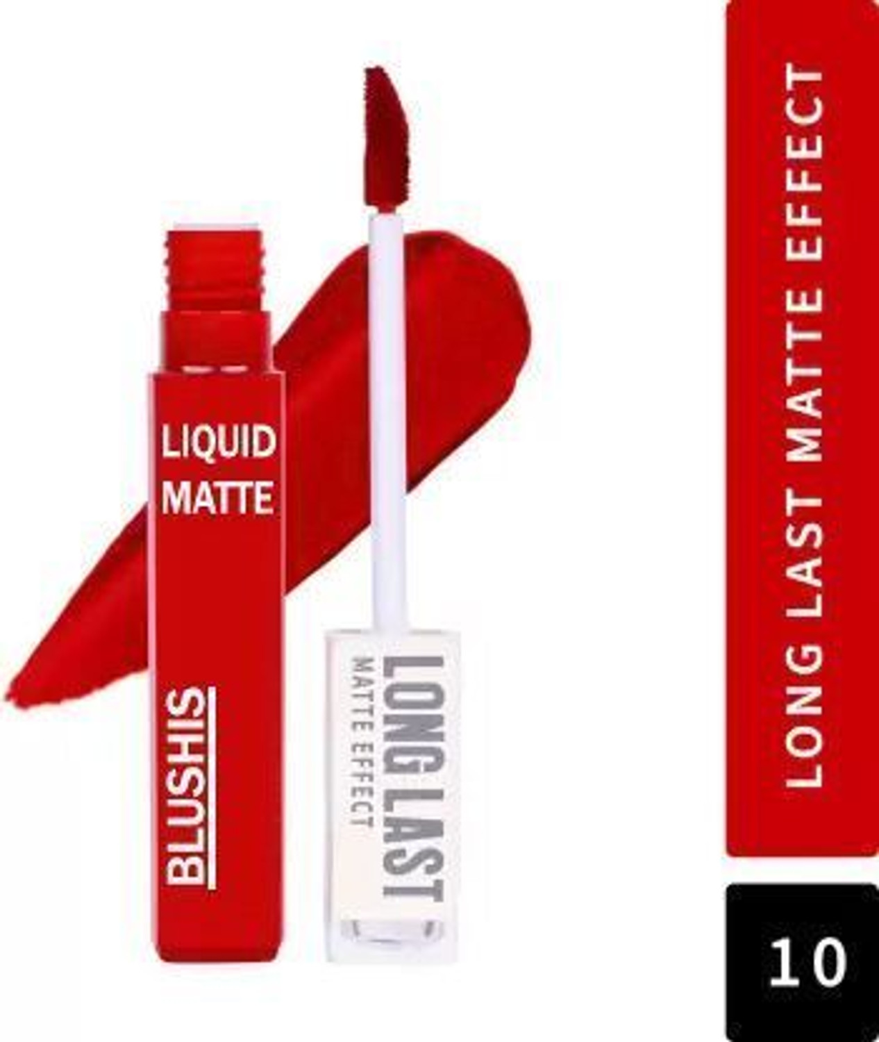 Image of BLUSHIS Non Transfer Smudge Proof Longlasting Sensational Liquid Matte Lipstick set of 1