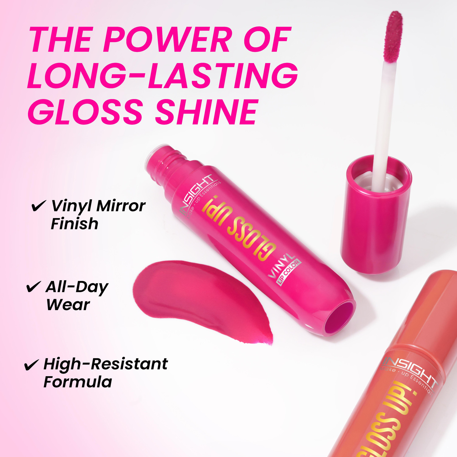 Image of Insight Gloss Up Lip Color | High-Gloss Finish | Non-Transfer | Smudge Proof (Barely There, 4 g)